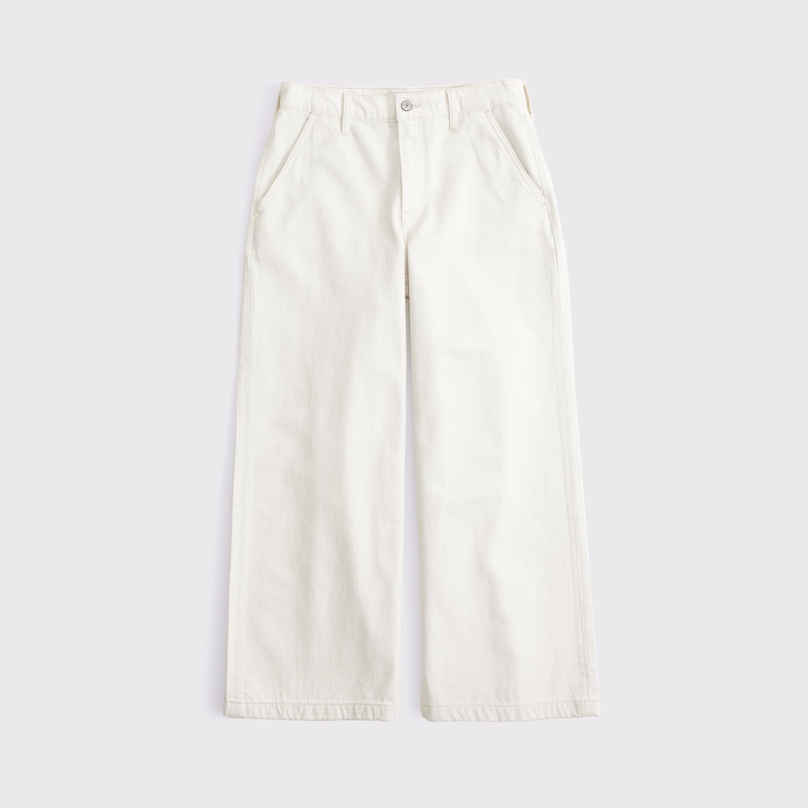 Abercrombie Curve Love High Rise Wide Leg Trouser Jean