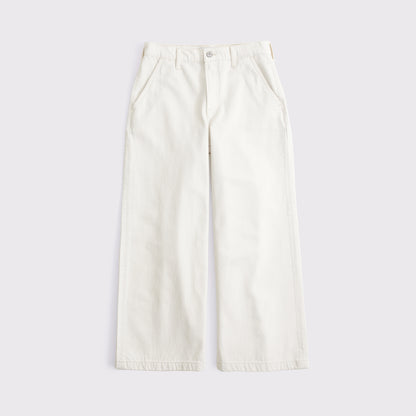 Abercrombie Curve Love High Rise Wide Leg Trouser Jean