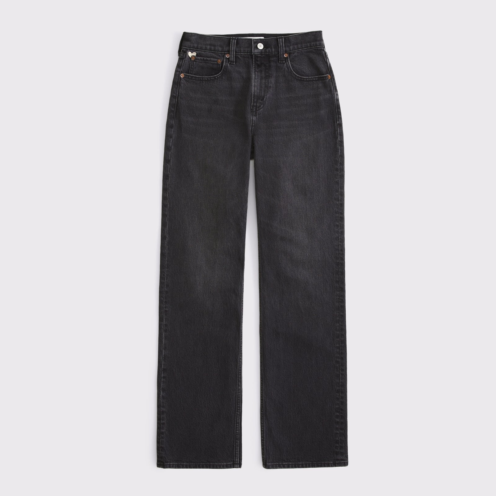Abercrombie High Rise 90s Relaxed Studded Jean