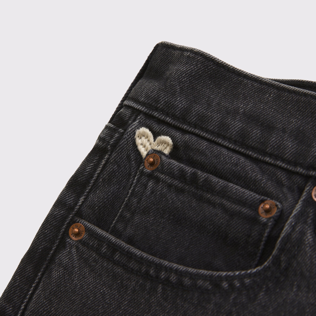 Abercrombie High Rise 90s Relaxed Studded Jean