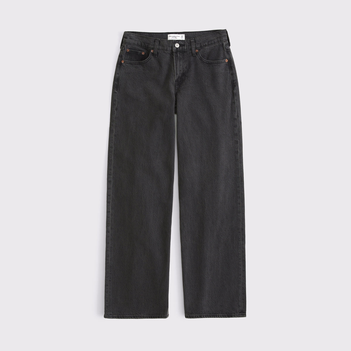 Abercrombie Low Rise Ultra Loose Cuffed Hem Jean
