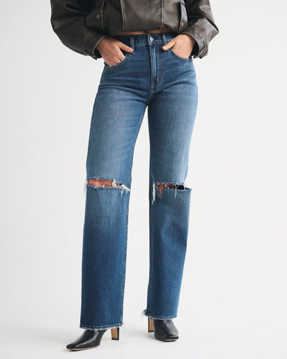Abercrombie High Rise 90s Relaxed Jean