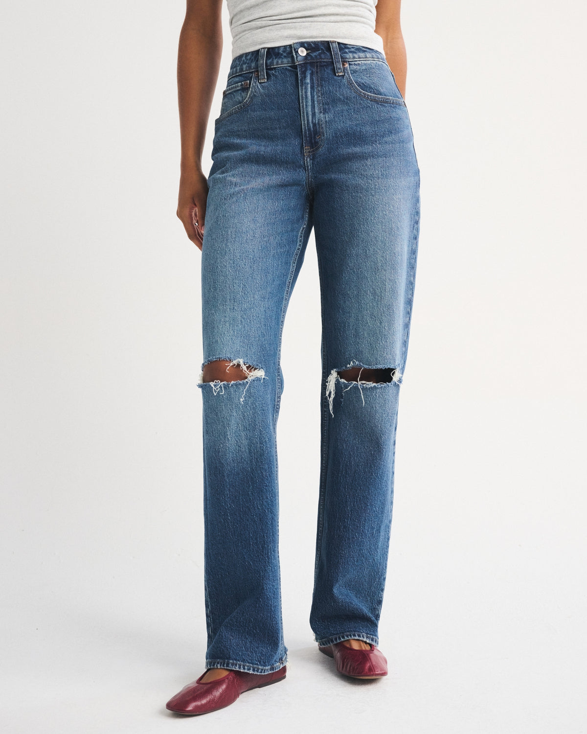 Abercrombie Curve Love High Rise 90s Relaxed Jean