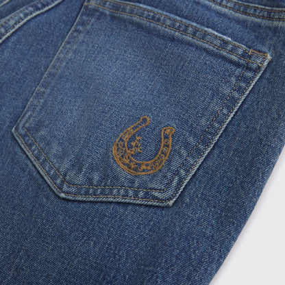Abercrombie High Rise 90s Relaxed Studded Jean