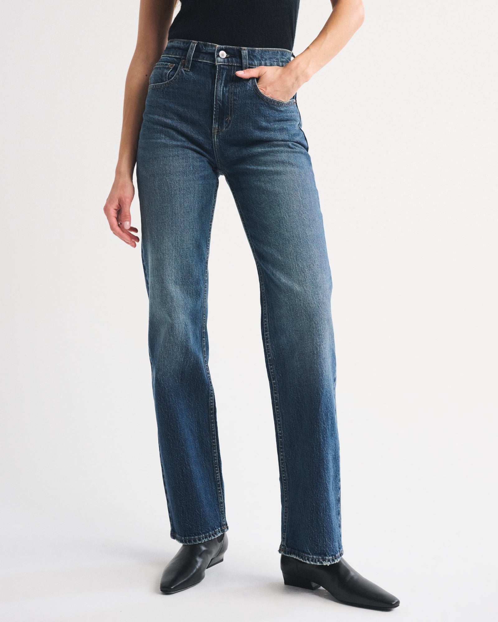 Abercrombie High Rise 90s Relaxed Jean