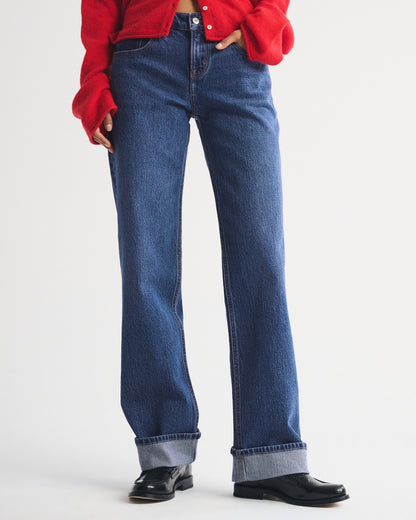 Abercrombie Low Rise 90s Relaxed Jean