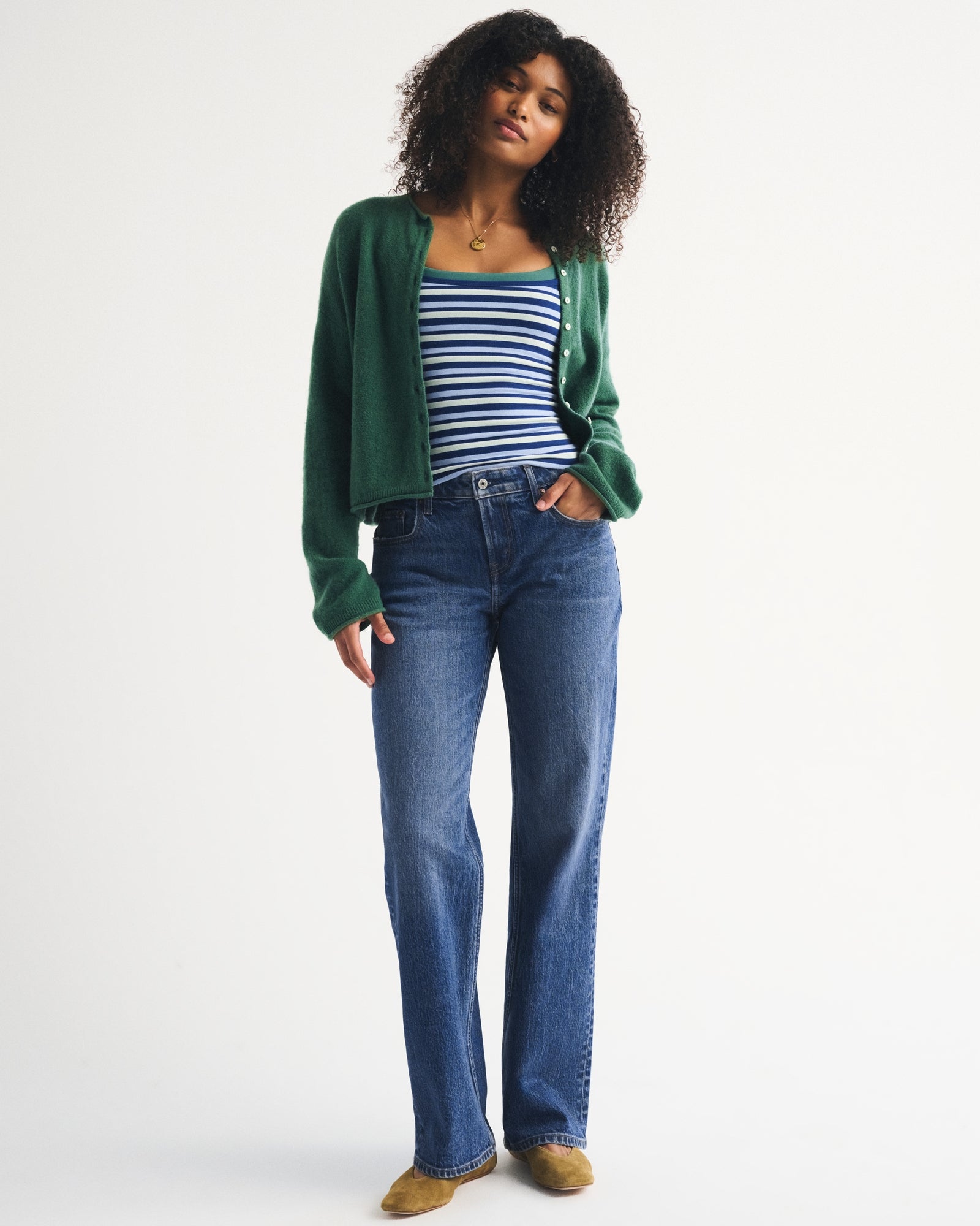 Abercrombie Curve Love Low Rise 90s Relaxed Jean