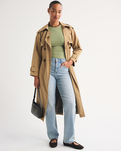 Abercrombie Curve Love High Rise 90s Straight Jean