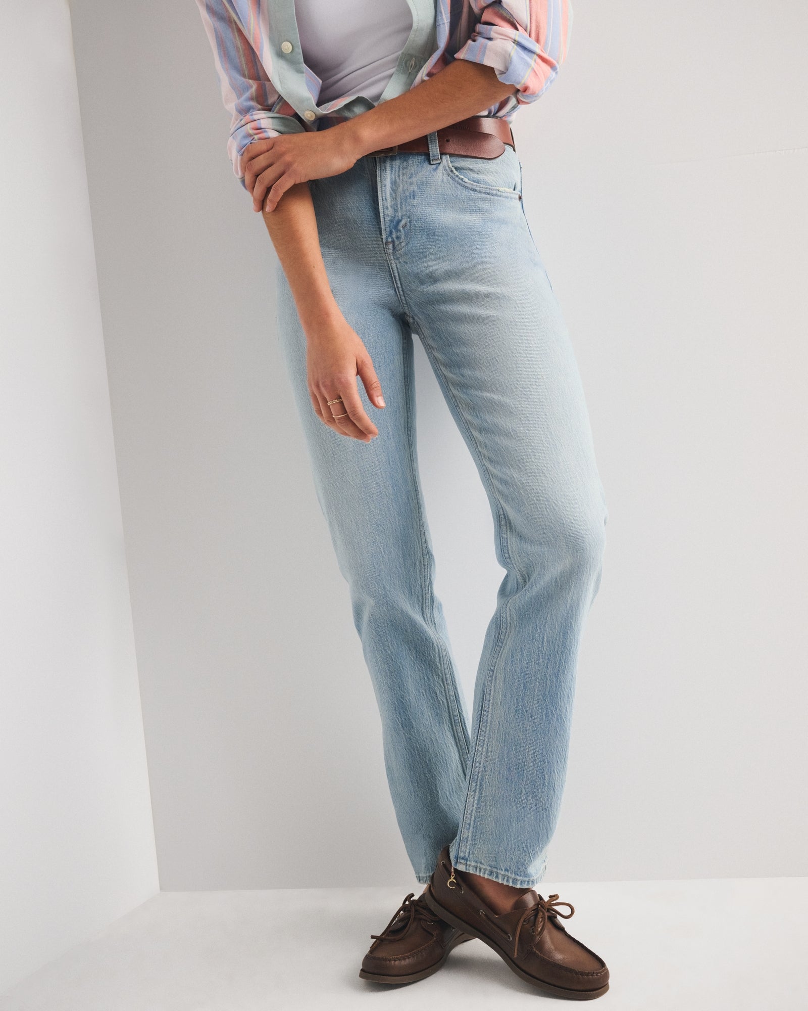 Abercrombie High Rise 90s Straight Jean