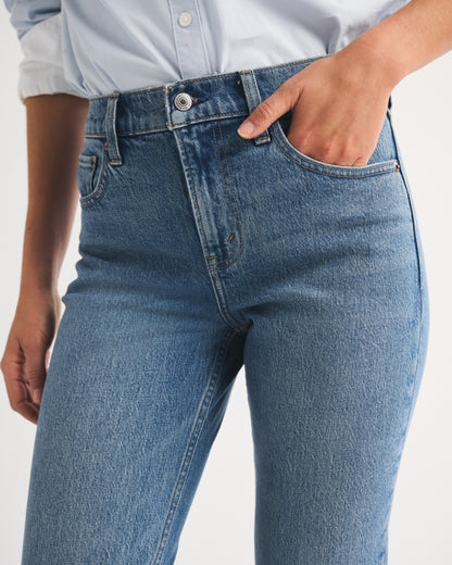 Abercrombie High Rise 90s Straight Jean
