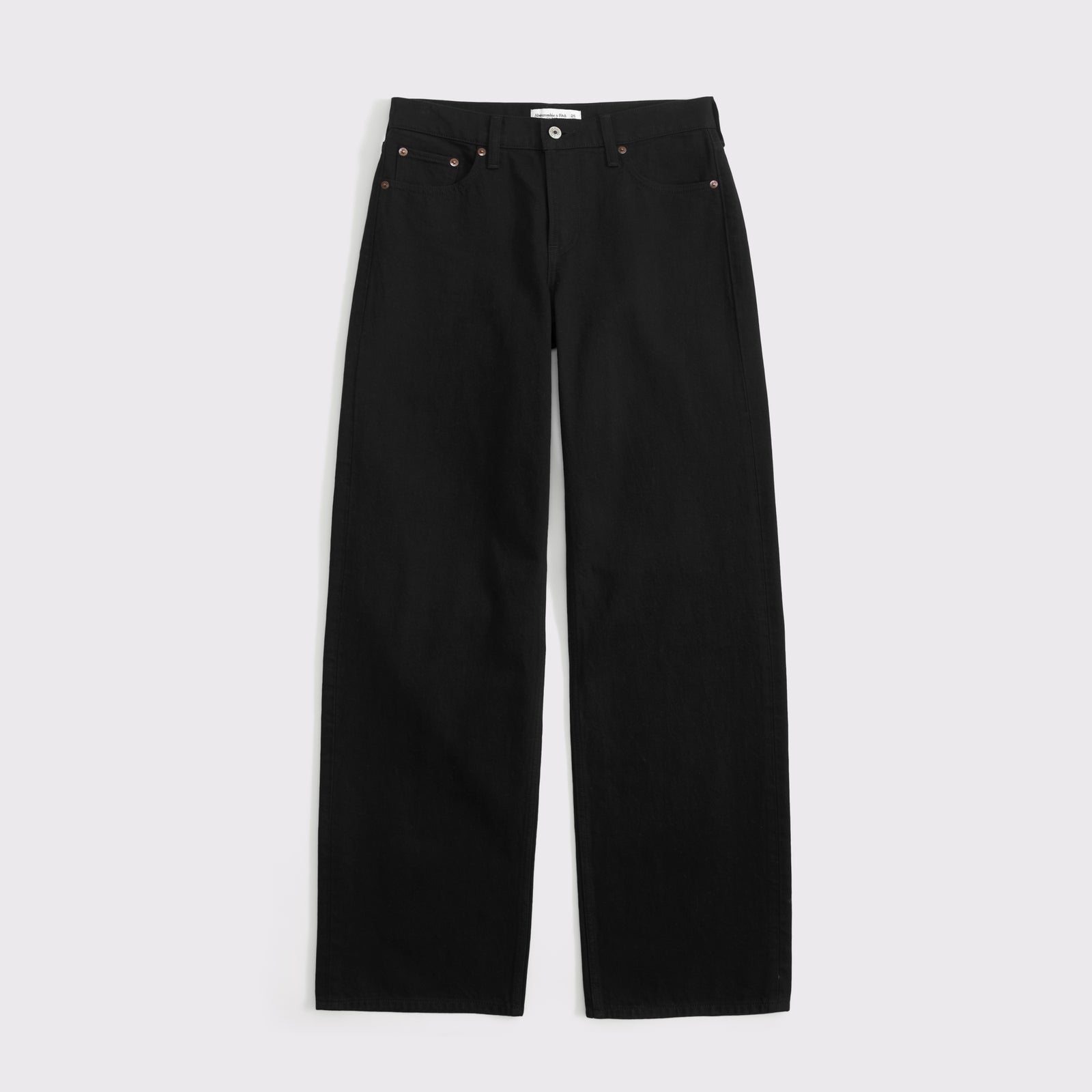 Abercrombie Low Rise Ultra Loose Cuffed Hem Jean