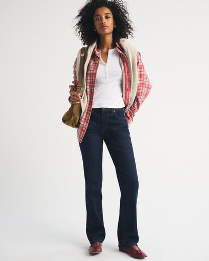 Abercrombie High Rise 90s Straight Jean