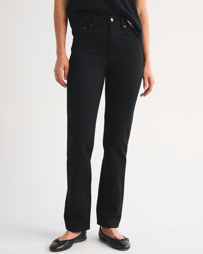 Abercrombie High Rise 90s Straight Jean