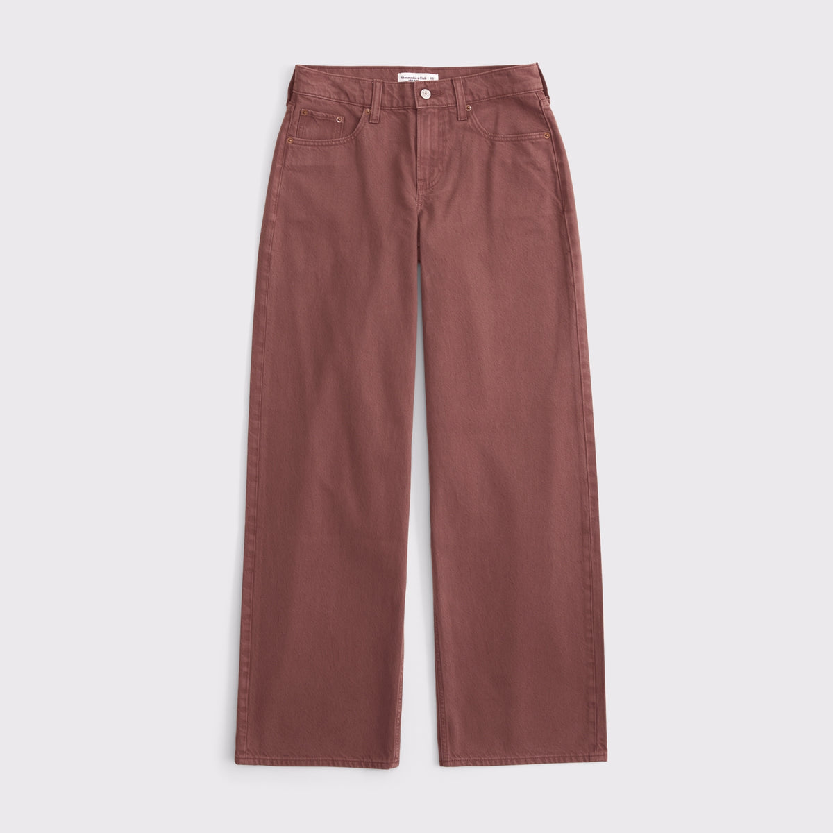 Abercrombie Low Rise Ultra Loose Cuffed Hem Jean