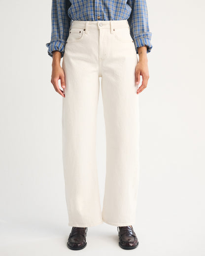 Abercrombie Curve Love High Rise Barrel Jean