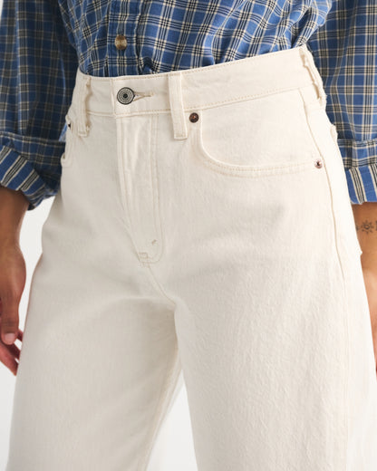 Abercrombie Curve Love High Rise Barrel Jean
