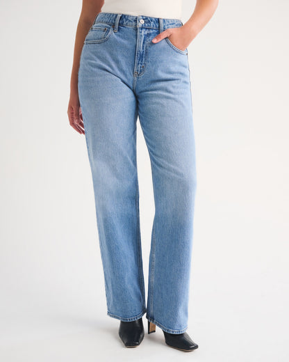 Abercrombie Curve Love High Rise 90s Relaxed Jean