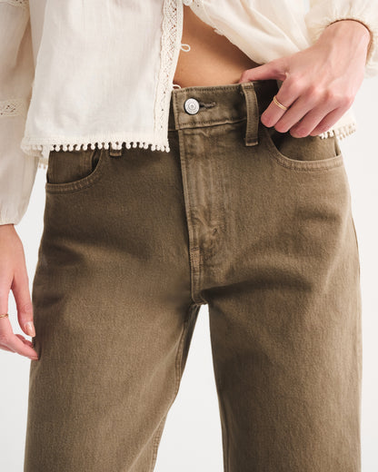Abercrombie High Rise 90s Relaxed Jean