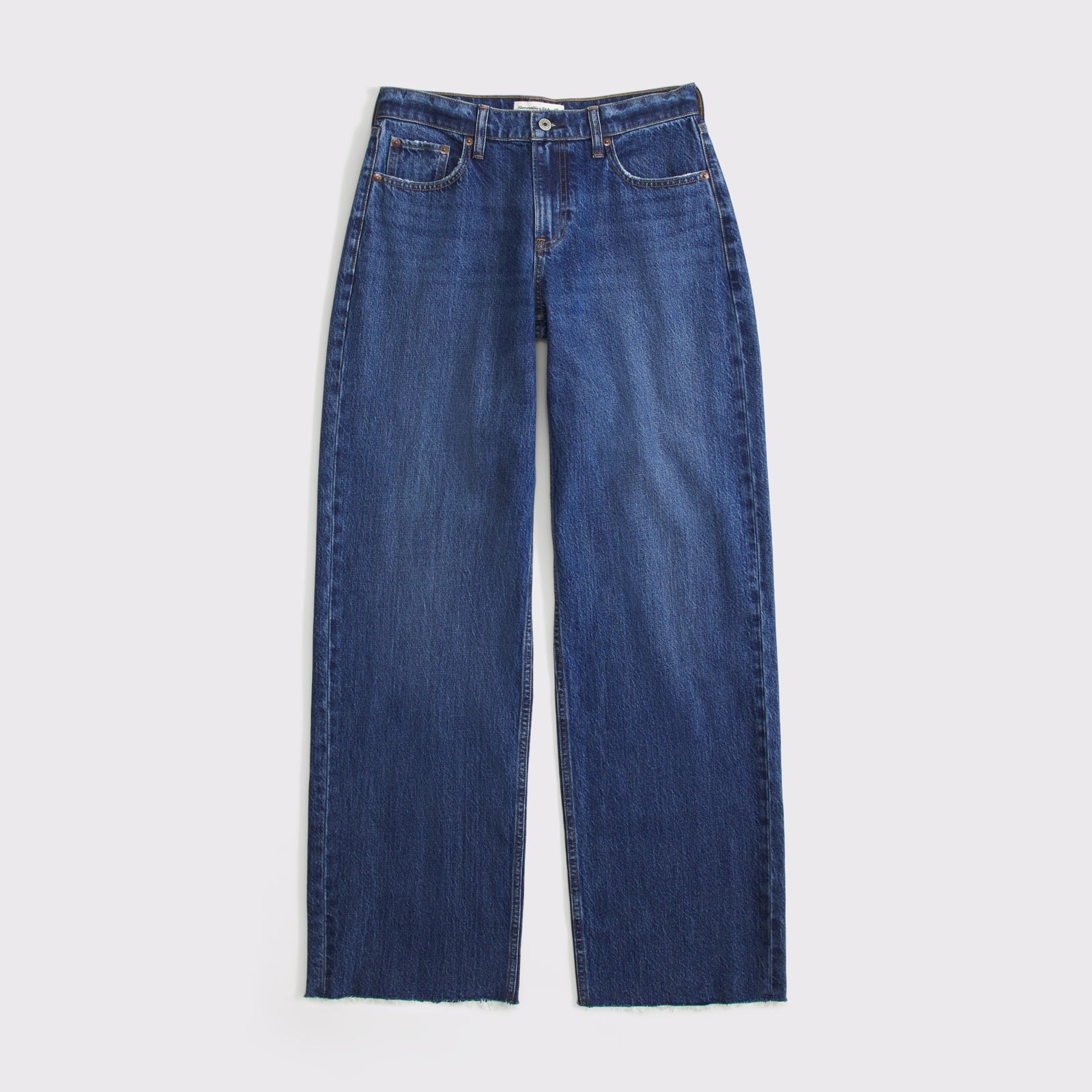 Abercrombie Curve Love Low Rise Ultra Loose Cuffed Hem Jean