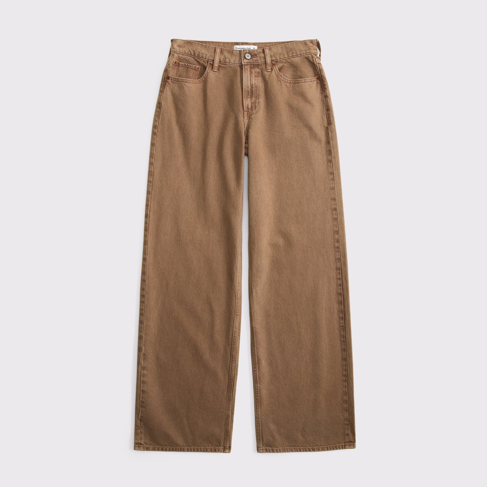 Abercrombie Low Rise Ultra Loose Cuffed Hem Jean