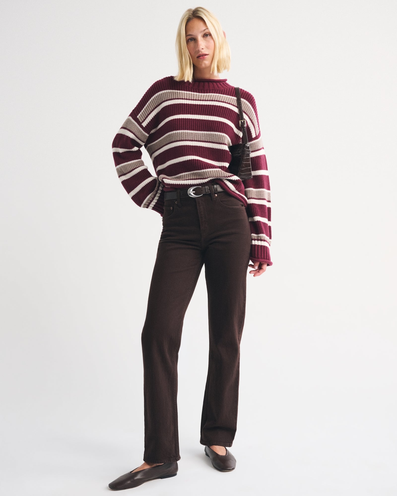 Abercrombie High Rise 90s Straight Jean