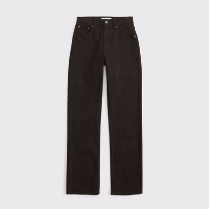 Abercrombie High Rise 90s Straight Jean