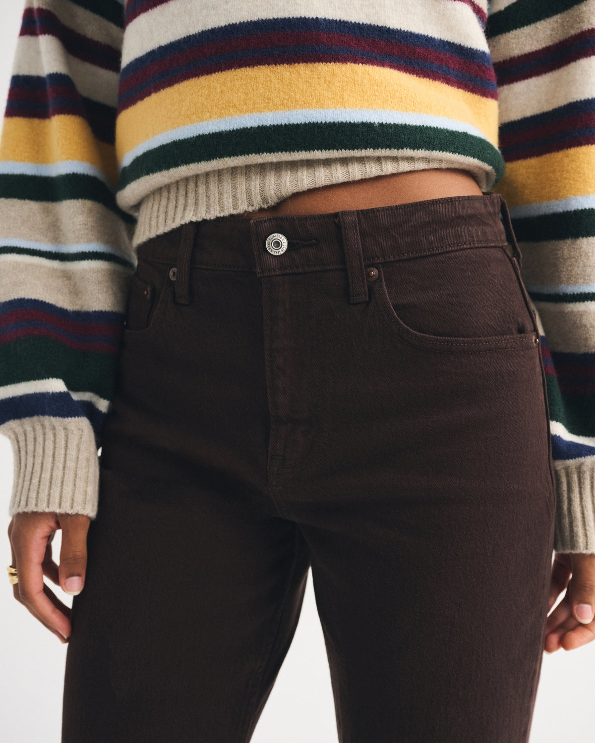 Abercrombie Curve Love High Rise 90s Straight Jean