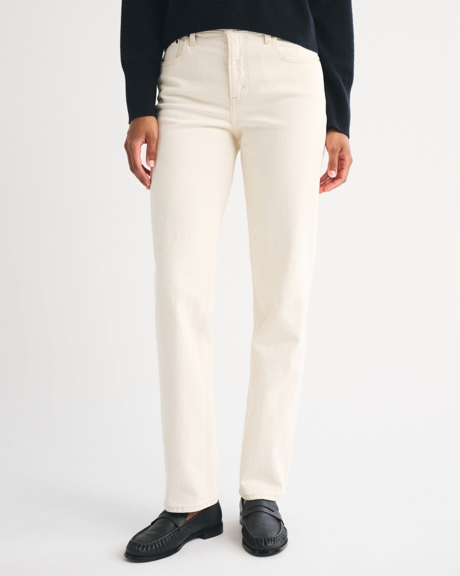 Abercrombie Curve Love High Rise 90s Straight Jean