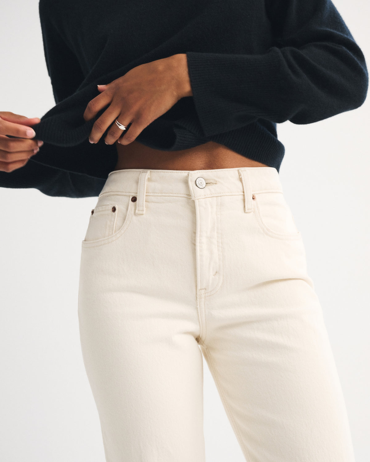 Abercrombie Curve Love High Rise 90s Straight Jean