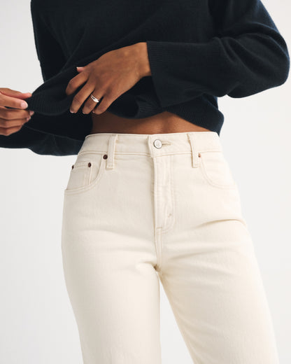 Abercrombie Curve Love High Rise 90s Straight Jean