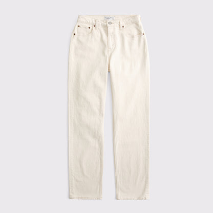 Abercrombie Curve Love High Rise 90s Straight Jean