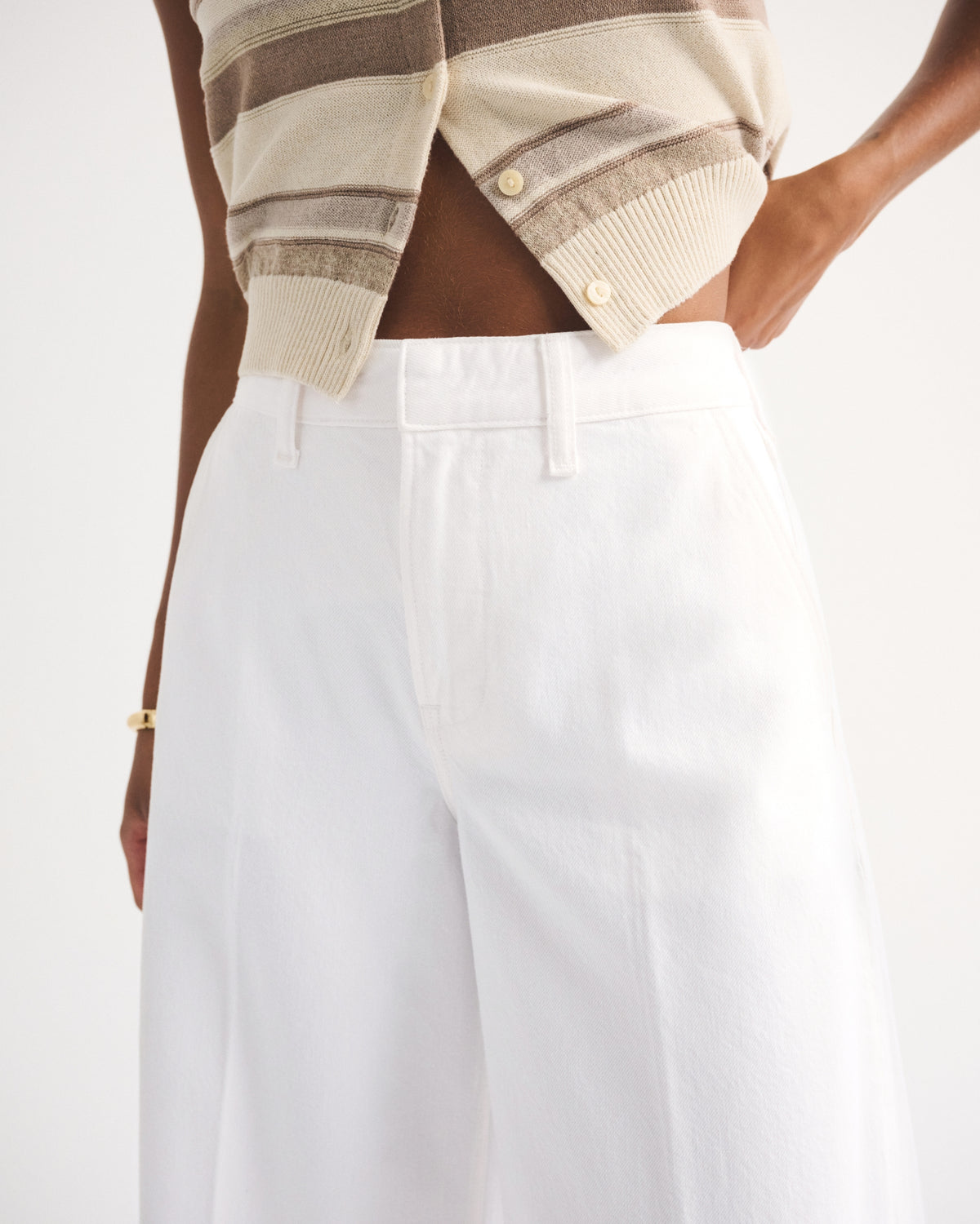 Abercrombie Curve Love High Rise Culotte Jean