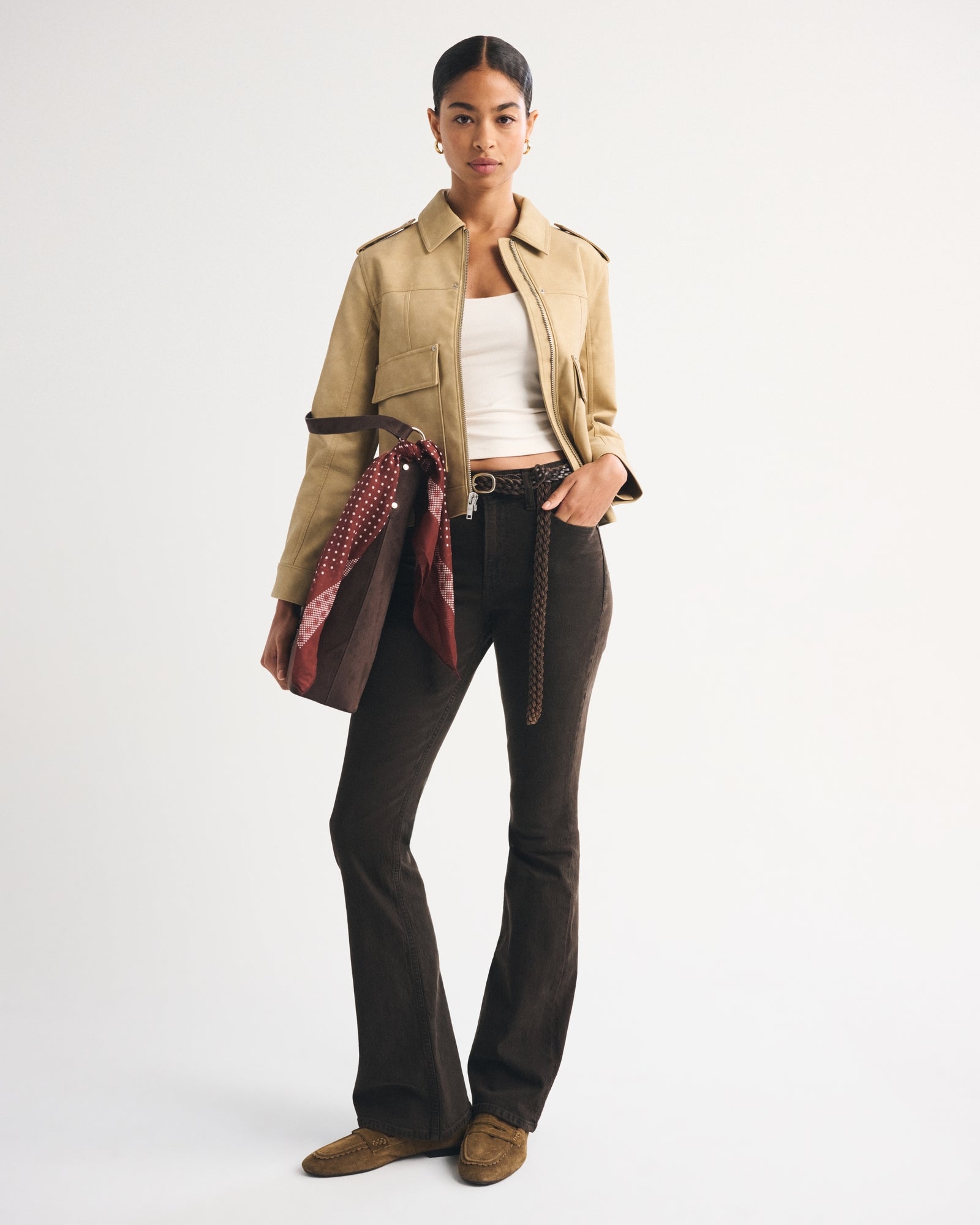 Abercrombie High Rise Bootcut Jean