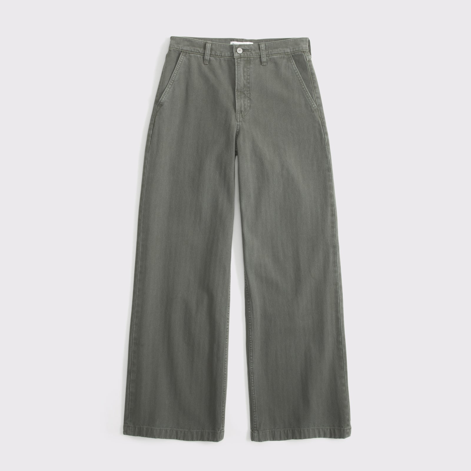 Abercrombie Curve Love High Rise Wide Leg Trouser Jean