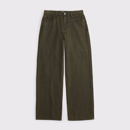 Abercrombie Curve Love Low Rise Ultra Loose Cuffed Hem Jean