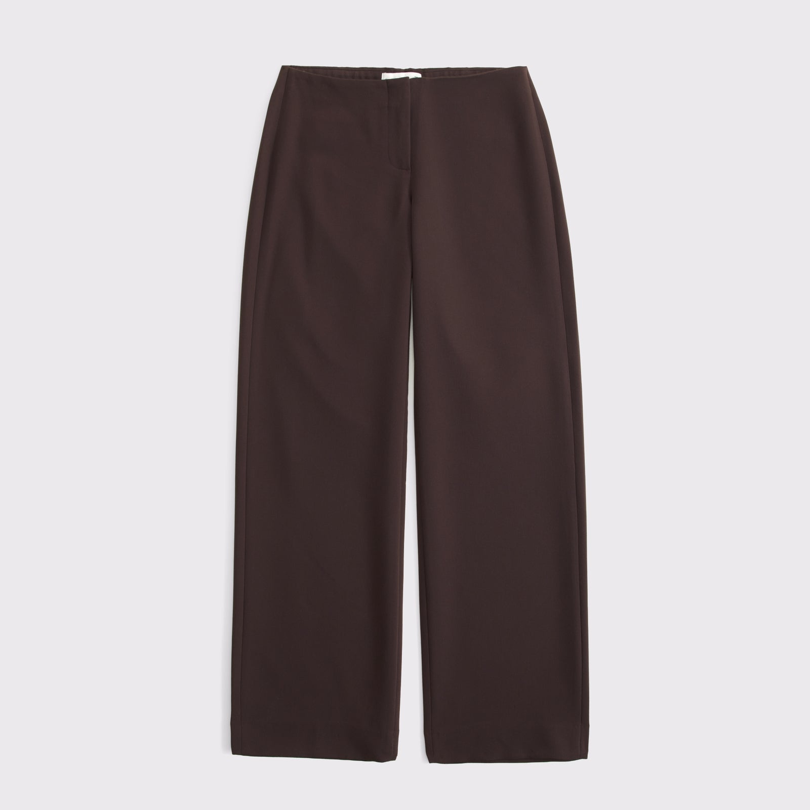 Abercrombie Clean Waist Low Rise Tailored Wide Leg Pant