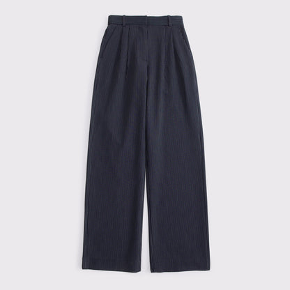 Abercrombie A&F Sloane Tailored Wide Leg Pant