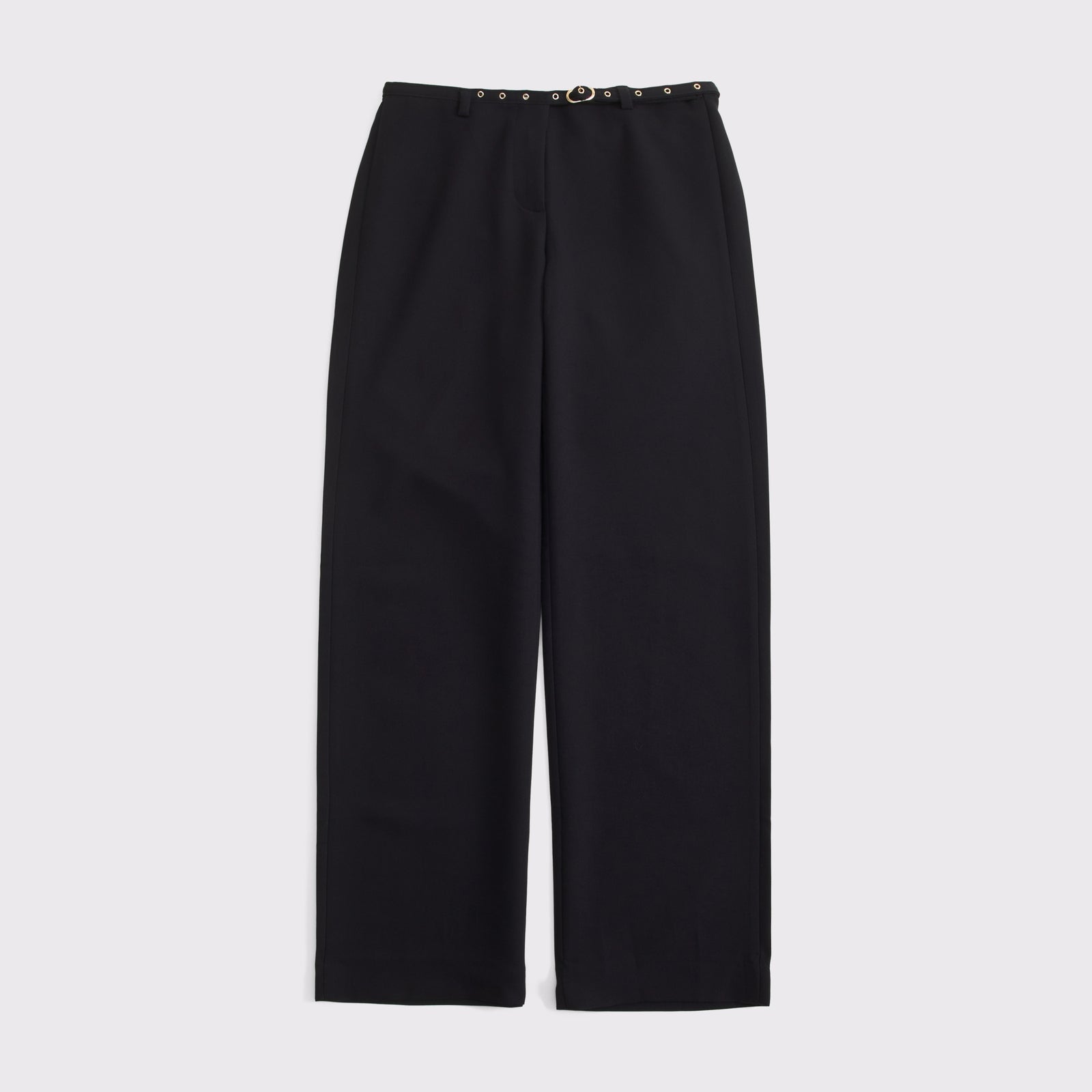 Abercrombie Clean Waist Low Rise Tailored Wide Leg Pant