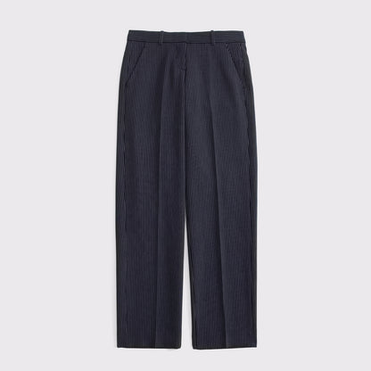 Abercrombie Low Rise Adjustable Waist Tailored Straight Pant