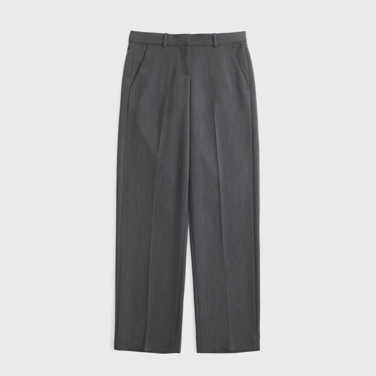 Abercrombie Low Rise Adjustable Waist Tailored Straight Pant