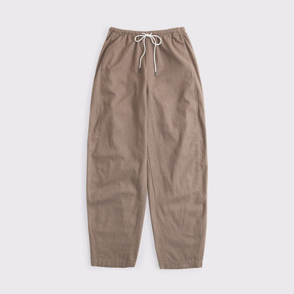 Abercrombie Linen-Blend Barrel Pull-On Pant