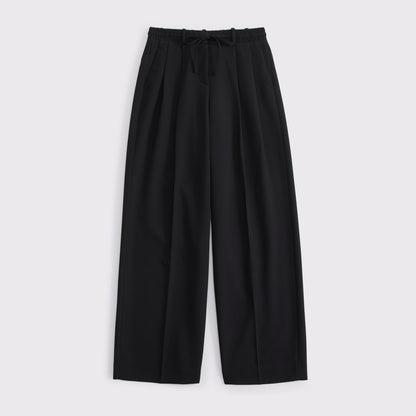 Abercrombie A&F Sloane Tailored Wide Leg Pull-On Pant