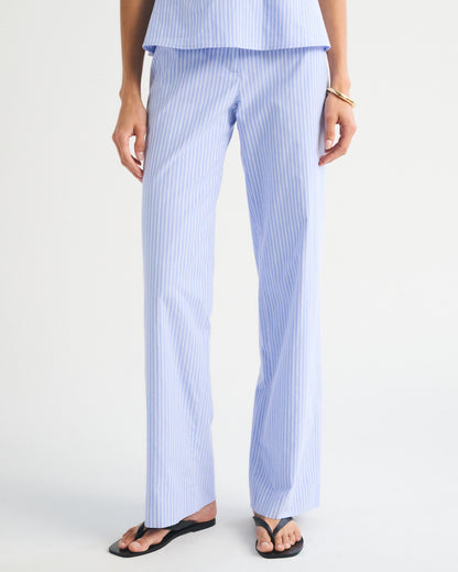 Abercrombie Clean Waist Low Rise Poplin Wide Leg Pant