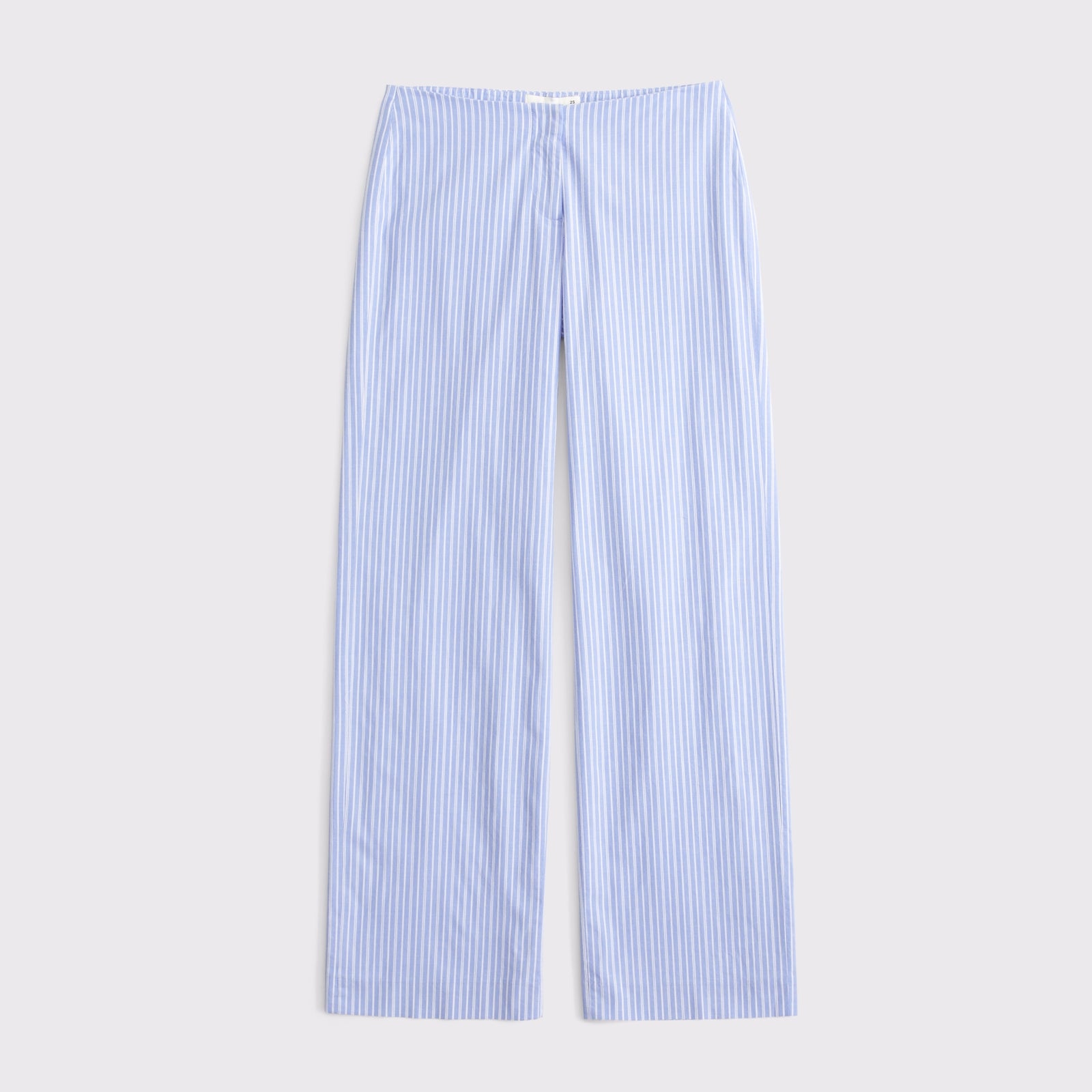 Abercrombie Clean Waist Low Rise Poplin Wide Leg Pant