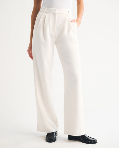 Abercrombie A&F Sloane Tailored Wide Leg Pant