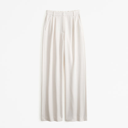Abercrombie A&F Sloane Tailored Wide Leg Pant