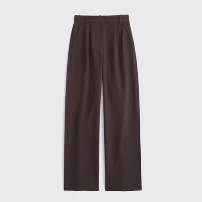Abercrombie A&F Sloane Tailored Wide Leg Pant