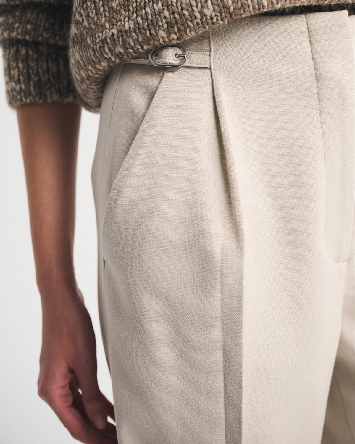 Abercrombie A&F Sloane Tailored Wide Leg Pant