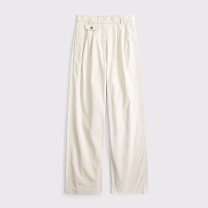 Abercrombie A&F Sloane Chino Tailored Wide Leg Pant
