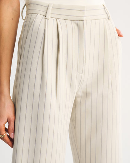 Abercrombie A&F Sloane Tailored Wide Leg Pant